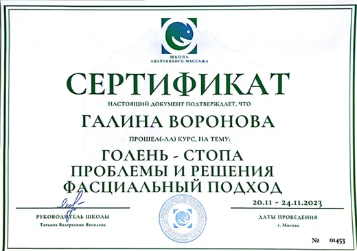 Сертификат 2