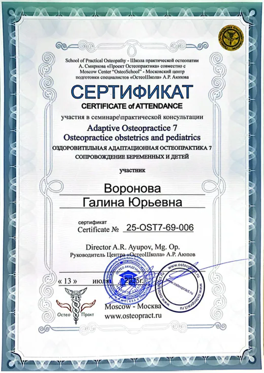 Сертификат 24